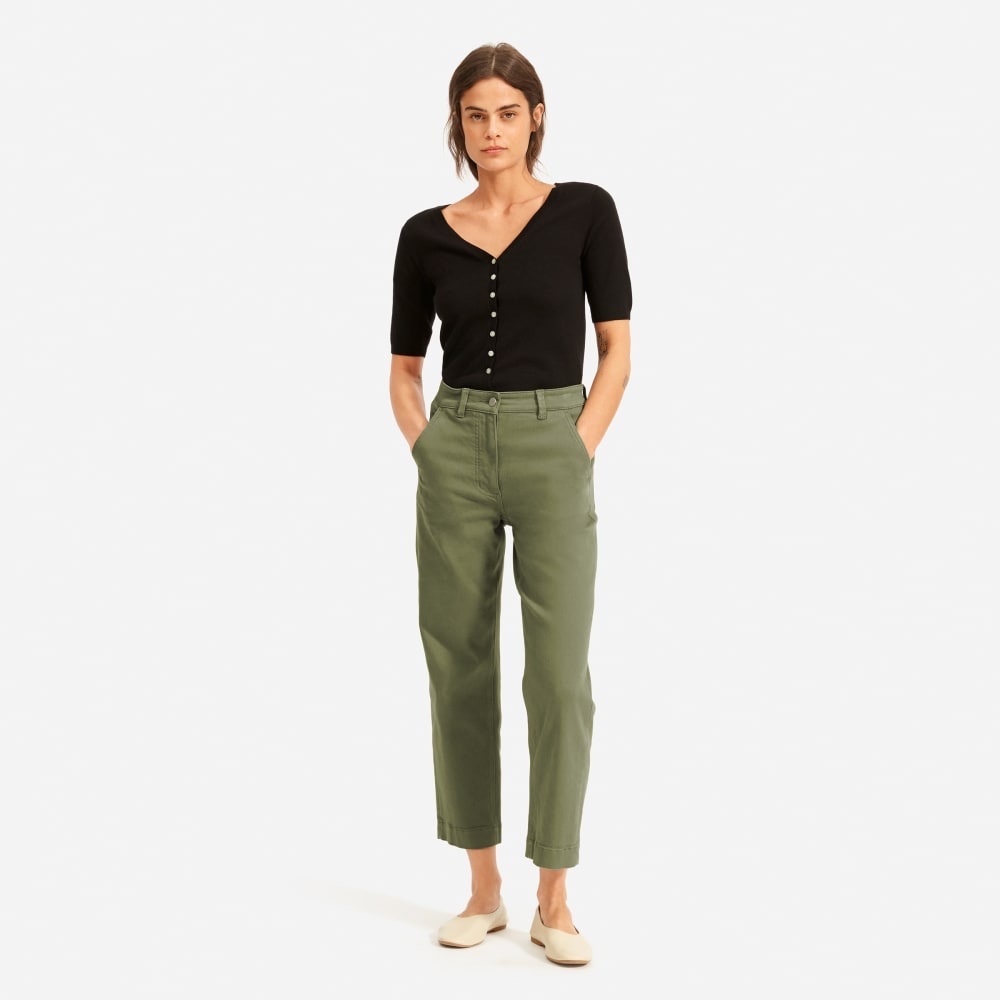 *sold on depop* Everlane Straight Leg Crop Pant